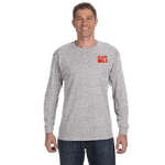 Promotional Promotional Products - Hanes 6 oz. Tagless Long-Sleeve T-Shirt - Light/Heather