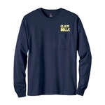 Personalized T-Shirts - Hanes 6 oz. Tagless Long-Sleeve T-Shirt with Pocket - Dark/Colors