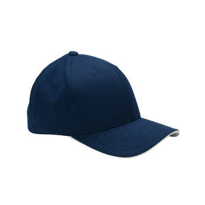 Yupoong Flexfit Cool and Dry Sandwich Cap - Dark/All Blue, Navy/Silver