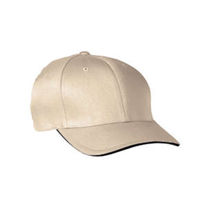 Yupoong Flexfit Cool and Dry Sandwich Cap - Dark/All Khaki/Blue, Navy