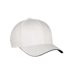 Yupoong Flexfit Cool and Dry Sandwich Cap - Dark/All White/Blue, Navy