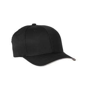 Custom Promotional Yupoong Flexfit Cool and Dry Sandwich Cap - Dark/All