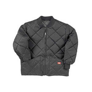 Dickies Diamond-Quilted Nylon Jacket - Dark/All Black