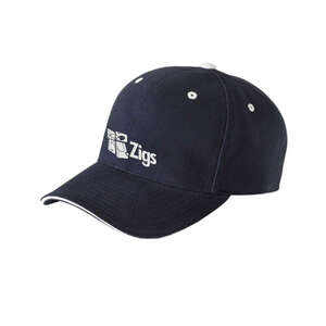 Custom Promotional Yupoong 6-Panel Brushed Cotton Twill Mid-Profile Sandwich Cap - Dark/All