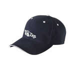 Promotional Promotional Products - Yupoong 6-Panel Brushed Cotton Twill Mid-Profile Sandwich Cap - Dark/All