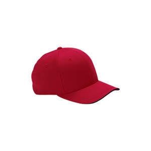 Yupoong Flexfit Wooly Sandwich Cap - Dark/All Red/Blue, Navy