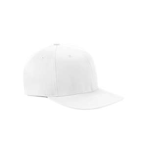 Yupoong Flexfit Pro-Baseball On-Field Shape Cap - Dark/All White