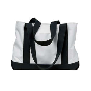 Liberty Bags Boat Tote - Dark/All White/Black