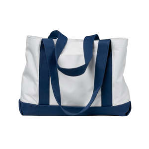 Liberty Bags Boat Tote - Dark/All White/Blue, Navy