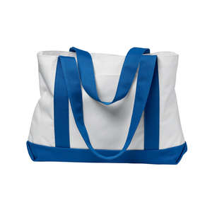 Liberty Bags Boat Tote - Dark/All White/Blue, Royal