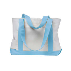Liberty Bags Boat Tote - Dark/All White/Blue, Light