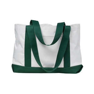 Liberty Bags Boat Tote - Dark/All White/Green, Forest