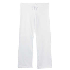 Custom Promotional Bella Women's Fleece Straight Leg Sweatpant - White/Neutral