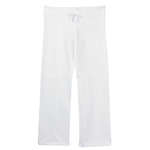 Customized Sweatpants - Bella Women's Fleece Straight Leg Sweatpant - White/Neutral