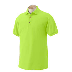 Gildan 65/35 Poly/Cotton Sport Shirt - Dark/Colors Green, Safety