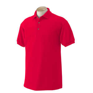 Gildan 65/35 Poly/Cotton Sport Shirt - Dark/Colors Red