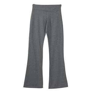 Bella Women's Cotton/Spandex Yoga Pants - Dark/All Gray, Deep Heathered