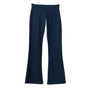 Bella Women's Cotton/Spandex Yoga Pants - Dark/All Blue, Navy