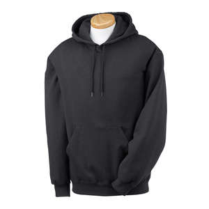 Fruit of the Loom 12 oz. Supercotton Hoodie - Dark/Colors Black