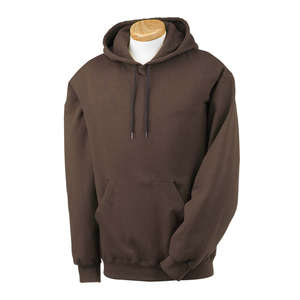 Fruit of the Loom 12 oz. Supercotton Hoodie - Dark/Colors Chocolate