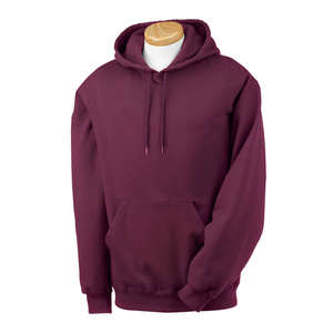 Fruit of the Loom 12 oz. Supercotton Hoodie - Dark/Colors Burgundy
