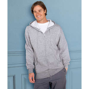 Fruit of the Loom 12 oz. Supercotton Full-Zip Hoodie - Light/Heather 