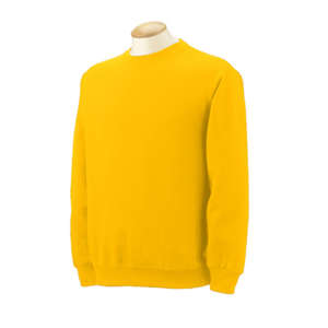 Fruit of the Loom 12 oz. Supercotton Fleece Crew - Dark/Colors Gold