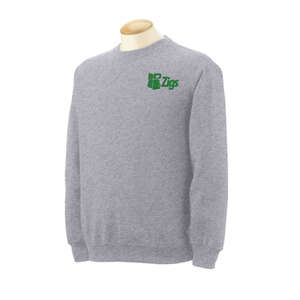 Custom Promotional Fruit of the Loom 12 oz. Supercotton Fleece Crew - Light/Heather