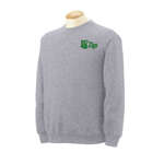 Imprinted Sweatshirts & Sweatpants - Fruit of the Loom 12 oz. Supercotton Fleece Crew - Light/Heather