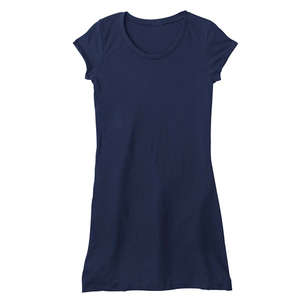 Bella Women's Cory Vintage T-Shirt Dress - Dark/All Blue, Midnight