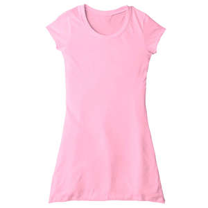 Bella Women's Cory Vintage T-Shirt Dress - Dark/All Pink, Soft