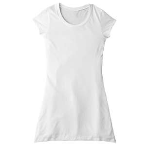 Bella Women's Cory Vintage T-Shirt Dress - Dark/All White
