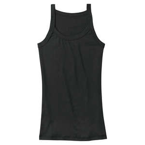 Bella Women's Catrina Sheer Rib Tank - Dark/All Black