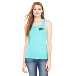 Wholesale Tank Tops - Bella Women's Meredith Sheer Rib Longer-Length Racerback Tank - Dark/All