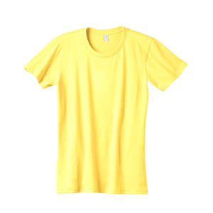 Anvil Women's Short-Sleeve Semi-Contoured T-Shirt - Dark/Colors Yellow, Spring