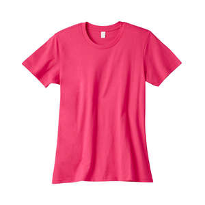 Anvil Women's Short-Sleeve Semi-Contoured T-Shirt - Dark/Colors Pink, Hot