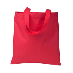 Liberty Bags Small Convention Tote - Dark/All Red