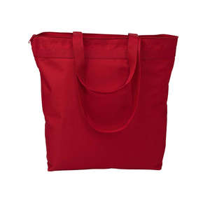 Liberty Bags Large Tote with Zipper Closure - Dark/All Cardinal