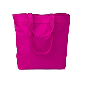 Liberty Bags Large Tote with Zipper Closure - Dark/All Pink, Hot