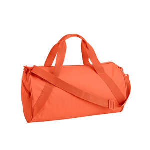 Liberty Bags Barrel Duffel Bag - Dark/All Orange
