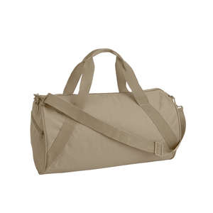 Liberty Bags Barrel Duffel Bag - Dark/All Tan, Light