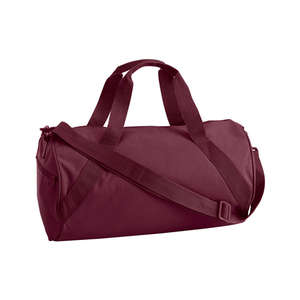 Liberty Bags Barrel Duffel Bag - Dark/All Maroon