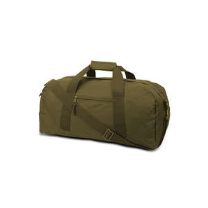 Custom Promotional Liberty Bags Large Square Duffel - Dark/All