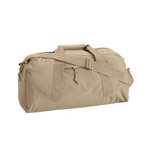 Liberty Bags Large Square Duffel - Dark/All Tan, Light