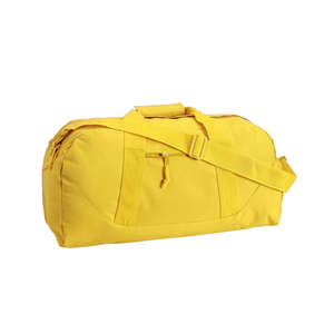 Liberty Bags Large Square Duffel - Dark/All Yellow, Bright