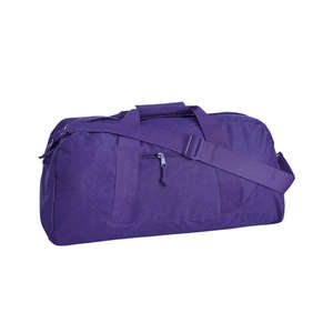 Liberty Bags Large Square Duffel - Dark/All Purple