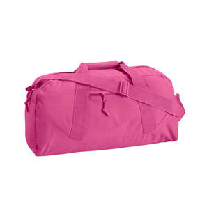 Liberty Bags Large Square Duffel - Dark/All Pink, Hot