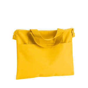 Liberty Bags Large Banker Tote - Dark/All Yellow, Bright