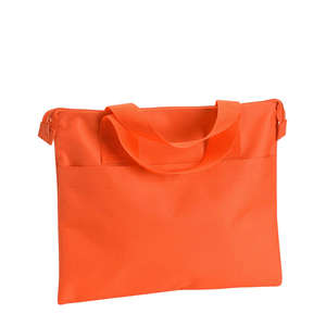 Liberty Bags Large Banker Tote - Dark/All Orange