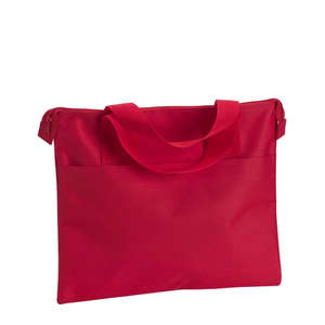 Liberty Bags Large Banker Tote - Dark/All Red